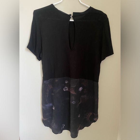 Wilfred Aritzia Capucine Twofer Shirt Black Size Medium - Picture 8 of 9